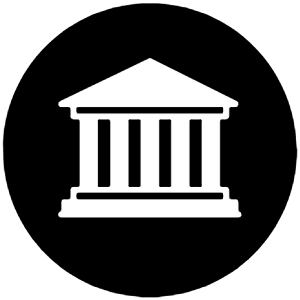 Polis Icon from Cryptocurrency Black Set