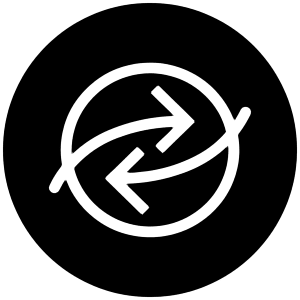 Rcn Icon from Cryptocurrency Black Set