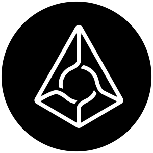 Rep Icon from Cryptocurrency Black Set