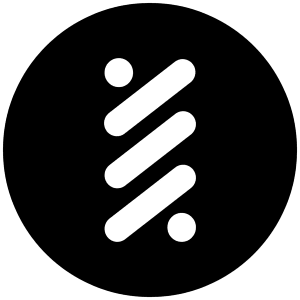 Rise Icon from Cryptocurrency Black Set