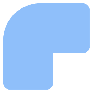 Round Corner Icon from Core Flat Set