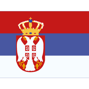 RS Serbia Icon from Flagpack Set
