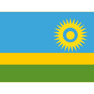 RW Rwanda Icon from Flagpack Set