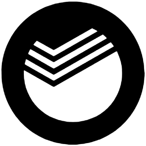Sberbank Icon from Cryptocurrency Black Set