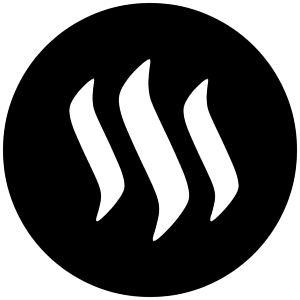 Steem Icon from Cryptocurrency Black Set