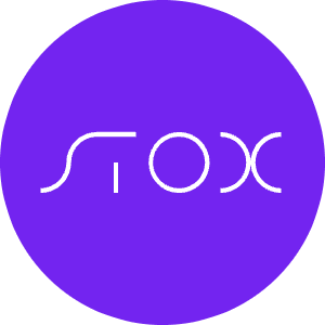 Stox Icon from Cryptocurrency Colors Set