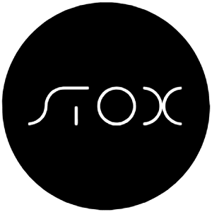 Stox Icon from Cryptocurrency Black Set