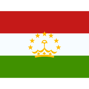 TJ Tajikistan Icon from Flagpack Set