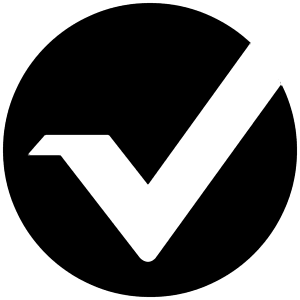 Vtc Icon from Cryptocurrency Black Set