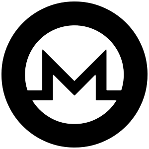 Xmr Icon from Cryptocurrency Black Set