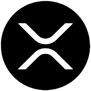 Xrp Icon from Cryptocurrency Black Set