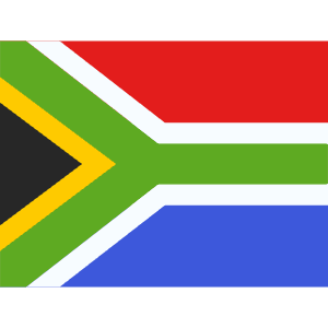ZA South Africa Icon from Flagpack Set