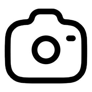 Camera Icon from Solar Linear Set