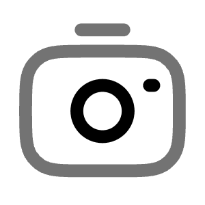Camera Minimalistic Icon from Solar Line Duotone Set