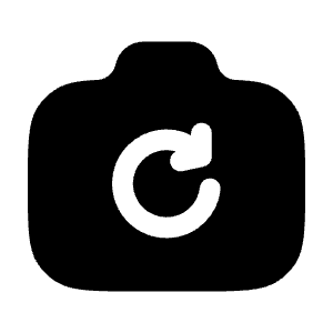Camera Rotate Icon from Solar Bold Set
