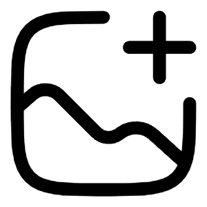 Gallery Add Icon from Solar Linear Set