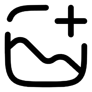 Gallery Add Icon from Solar Broken Set