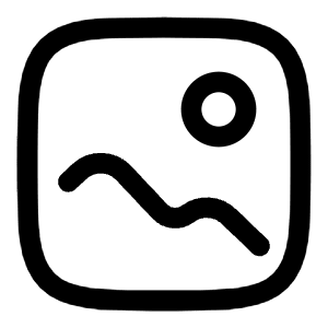 Gallery Minimalistic Icon from Solar Linear Set