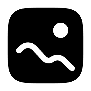 Gallery Minimalistic Icon from Solar Bold Set