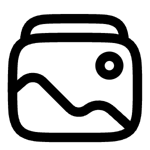 Gallery Wide Icon from Solar Linear Set