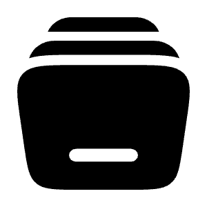 Library Icon from Solar Bold Set