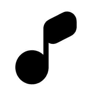 Music Note 4 Icon from Solar Bold Set