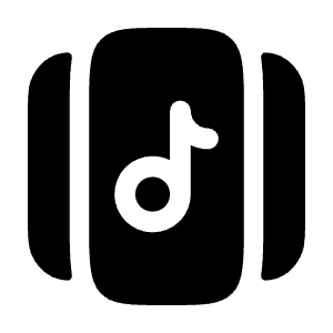 Music Note Slider Icon from Solar Bold Set