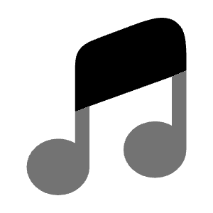 Music Note Icon from Solar Bold Duotone Set