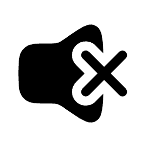 Muted Icon from Solar Bold Set