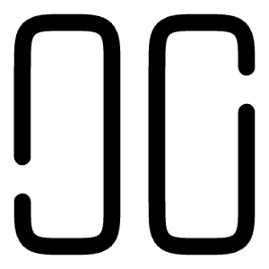 Pause Icon from Solar Broken Set