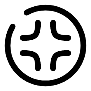 Quit Full Screen Circle Icon from Solar Broken Set