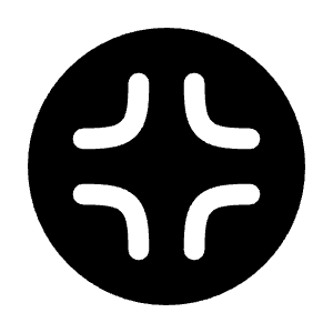 Quit Full Screen Circle Icon from Solar Bold Set