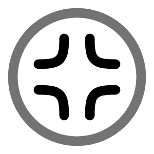 Quit Full Screen Circle Icon from Solar Line Duotone Set