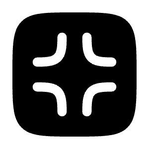 Quit Full Screen Square Icon from Solar Bold Set