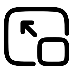 Quit PIP Icon from Solar Linear Set