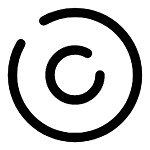 Record Circle Icon from Solar Broken Set
