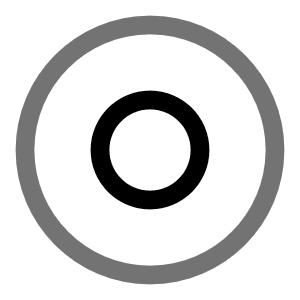 Record Circle Icon from Solar Line Duotone Set
