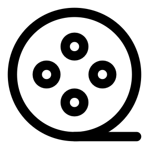 Reel Icon from Solar Linear Set