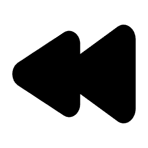Rewind Back Icon from Solar Bold Set