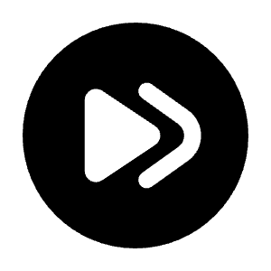 Rewind Forward Circle Icon from Solar Bold Set