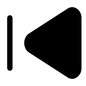 Skip Previous Icon from Solar Bold Set
