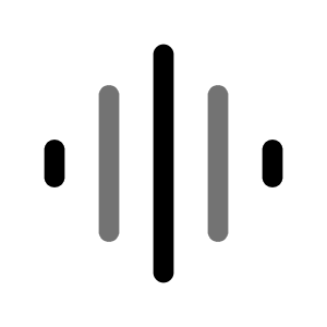 Soundwave Icon from Solar Line Duotone Set