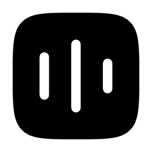 Soundwave Square Icon from Solar Bold Set
