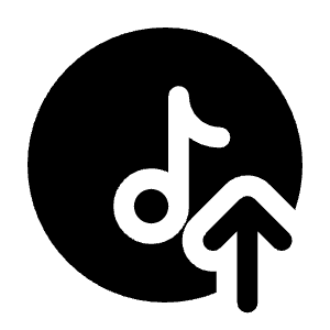 Upload Track 2 Icon from Solar Bold Set