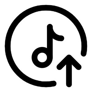 Upload Track 2 Icon from Solar Linear Set