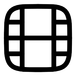 Video Frame Icon from Solar Linear Set