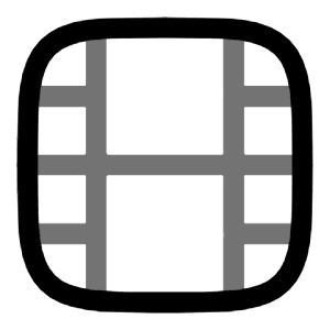 Video Frame Icon from Solar Line Duotone Set
