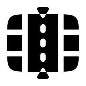 Video Frame Cut 2 Icon from Solar Bold Set