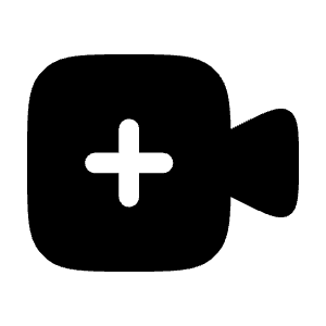 Videocamera Add Icon from Solar Bold Set