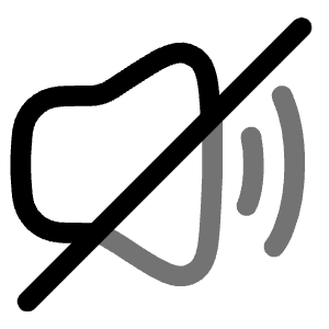Volume Cross Icon from Solar Line Duotone Set